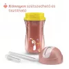 Chicco Sport Cup duplafalú szívószálas kulacs 266ml Pink #ch00699115