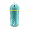 Chicco Sport Cup duplafalú szívószálas kulacs 266ml Türkiz #ch00699125