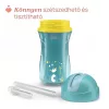 Chicco Sport Cup duplafalú szívószálas kulacs 266ml Türkiz #ch00699125