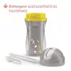 Chicco Sport Cup duplafalú szívószálas kulacs 266ml Szürke #ch00699135
