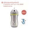 Chicco Sport Cup duplafalú szívószálas kulacs 266ml Szürke #ch00699135