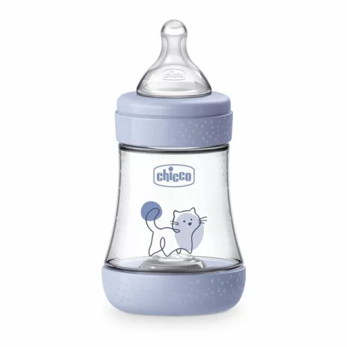 Chicco Perfect5 150 ml biofunkcionális cumisüveg Kék #ch02021122004