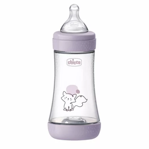 Chicco Perfect5 240 ml biofunkcionális cumisüveg Lila #ch02022312004