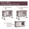 Chicco Next2me Forever bölcső-kiságy Almond #CH0407965010