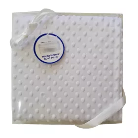   Gamberritos takaró #80x110cm #plüss buborékos anyagú #9999 #fehér