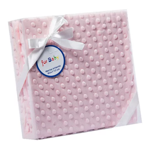 Gamberritos takaró #80x110cm #plüss buborékos anyagú #9999 #rózsaszín