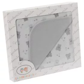   Gamberritos takaró #pamut #80x80cm #maci printed szürke #10505