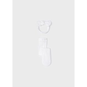Mayoral Harisnya és hajpánt #6 hó #70cm #Blanco #9467