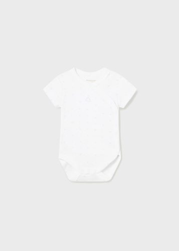 Mayoral Body rövidujjú #4-6 hó #70cm #Blanco-cielo #1748