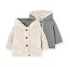 Boboli Kabát kifordítható #6 hó #68cm #Beige #757122-7408 KIFUTÓ