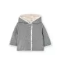 Boboli Kabát kifordítható #6 hó #68cm #Beige #757122-7408 KIFUTÓ
