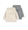 Boboli Kabát kifordítható #9 hó #74cm #Beige #757122-7408 KIFUTÓ