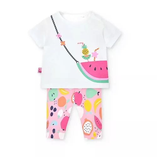 Boboli Együttes 2 részes 6 hó 68cm Off White #148104-1111