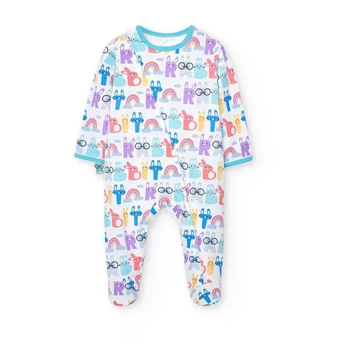 Boboli Rugi pamut hosszúujjú 6 hó 68cm Print #118077-9334 KIFUTÓ