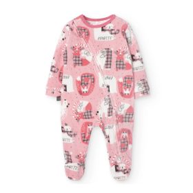   Boboli Rugi plüss hosszú ujjú #9 hó #74cm #Print pink #109044-9444