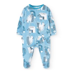   Boboli Rugi plüss hosszú ujjú #9 hó #74cm #Print turquoise #109044-9445