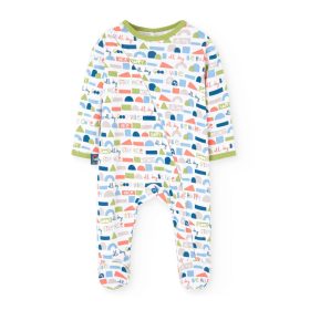   Boboli Rugi pamut hosszú ujjú #1 hó #56cm #Print #139104-9454