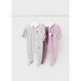   Mayoral Hosszú ujjú plüss Rugi 2db #4-6hó #70cm #Violet #2736