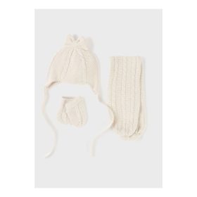 Mayoral Sapka sál kesztyű szett #6hó #Milk vig #9663