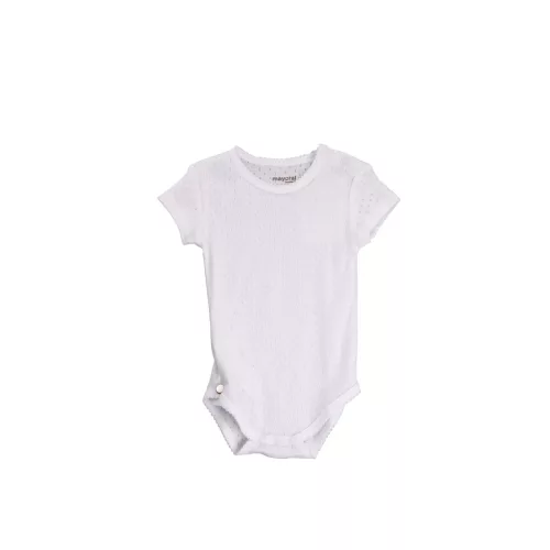 Mayoral Body rövidujjú 4-6 hó 70cm Blanco #1703