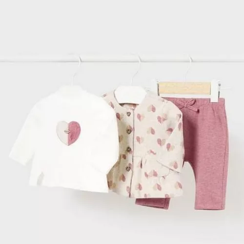 Mayoral 3 részes együttes #1-2 hó #60cm #Mid rose vig #2785 2024