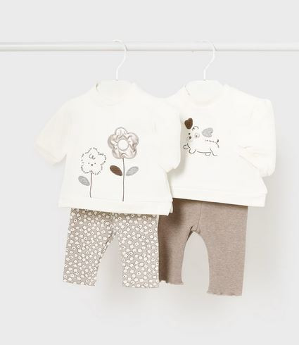 Mayoral 4 részes együttes #6-9 hó #75cm #Tiramisu #2786