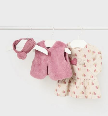 Mayoral 3 részes együttes #4-6 hó #70cm #Mid rose #2807 2024