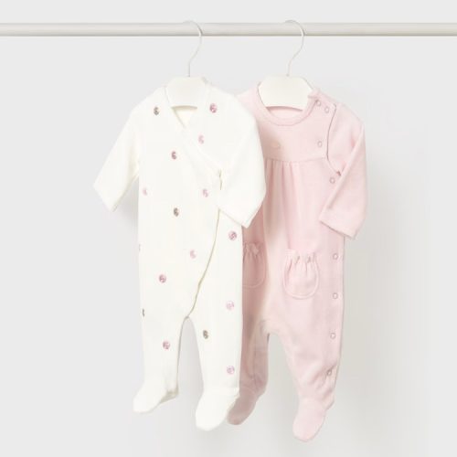 Mayoral Rugi plüss hosszúujjú 2db 1-2 hó 60cm Rosa baby #2706 2025