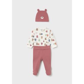 Mayoral 3 részes együttes #2-4 hó #65cm #Terracotta #1504
