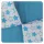 Xkko Bambusz Nyálkendő 30x30 #Kicsi csillagok Kék MIX 9db #BMB030023