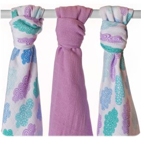   Xkko Bambusz Textilpelenka 70x70 #Heaven Boys MIX 3db #BMB070032