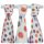 Xkko Bambusz Textilpelenka 70x70 #Digi - Watercolour Polka Dots #3db #BMB070048