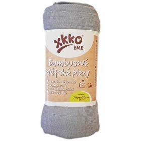 Xkko Bambusz Textilpelenka 70x70 #Ezüst 3db #BMB070025