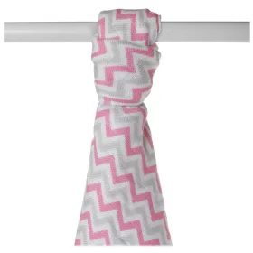   Xkko Bambusz Kifogó 90x100 #Rózsaszín cikk-cakk #BMB090044