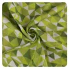 Xkko BMB Pelenka-takaró #120x120 #Green Triangles #BMB120035