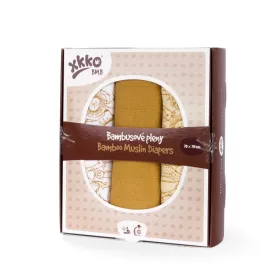   Xkko BMB Textilpelenka #70x70 #Safari - Honey Mustard #BMB070050