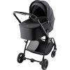 Britax Römer Rio Essential STYLE Szett Carbon Black (Rio babakocsi + mózeskosár) + ajándék Baby-Safe Core hordozó és bázis