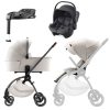 Britax Römer Rio Essential LUX Szett Soft Taupe (Rio babakocsi + mózeskosár) + ajándék Baby-Safe Core hordozó és bázis