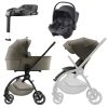 Britax Römer Rio Essential LUX Szett Urban Olive (Rio babakocsi + mózeskosár) + ajándék Baby-Safe Core hordozó és bázis