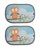 Zopa autós napellenző #2db #mintás-bagoly #ZOP029124