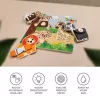 Zopa Fa Montessori puzzle Wood #ZOP086603