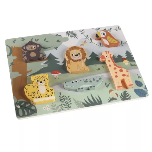 Zopa Fa puzzle - dzsungel Wood #ZOP086610