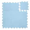 Zopa 9 db-os Puzzle habszőnyeg - 30x30 cm - kék Floral Blue #ZOP086620