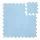 Zopa 9 db-os Puzzle habszőnyeg - 30x30 cm - kék Floral Blue #ZOP086620
