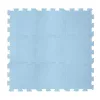 Zopa 9 db-os Puzzle habszőnyeg - 30x30 cm - kék Floral Blue #ZOP086620