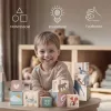 Zopa 10 db-os toronyépítő kocka kartonpapírból #ZOP033118