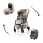 Britax Römer Rio babakocsi + mózeskosár + Baby-Safe Core Style Teak #BRR013139
