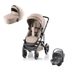   Britax Römer Smile 5Z Comfort Core Set 3in1 Teak - mózeskosár Teak - Baby-Safe Core Frost Grey