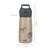 Zopa 400 ml-es termosz cumis szívószállal - hegyvidék Mountains #ZOP086059