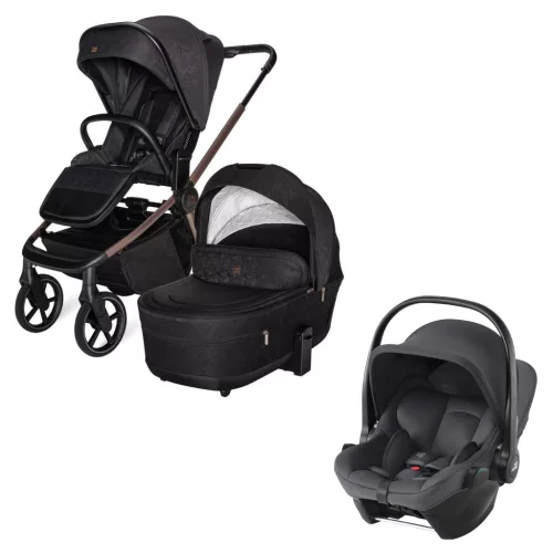 Zopa Move Cross 5X Core babakocsi szett 3in1 - Quartz Black